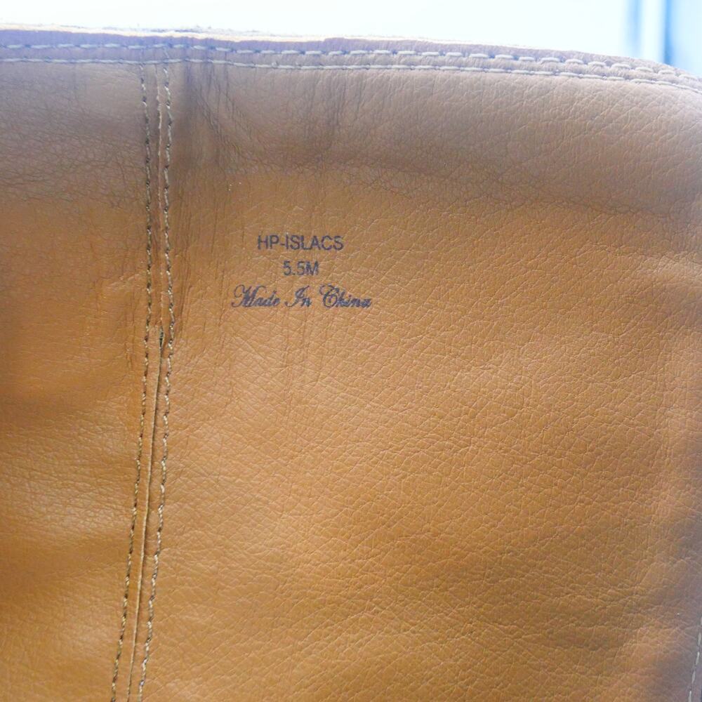 NEW Donald Pliner Isla Calf Suede Women's 5.5 Tall Boots Saddle Brown - Picture 8 of 10